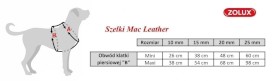 ZOLUX Szelki regulowane Mac Leather Pomarańczowa 15mm - Zdjęcie nr 4