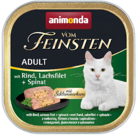 ANIMONDA Vom Feinsten Cat DS ADULT Wołowina Łosoś Szpinak 100g - Zdjęcie nr 2