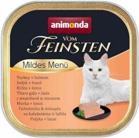 ANIMONDA Vom Feinsten Cat Menue Indyk Łosoś 100g - Zdjęcie główne