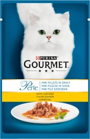 PURINA GOURMET Perle mini Fileciki z Kurczakiem 85g - Zdjęcie nr 2