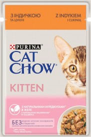 PURINA Cat Chow KITTEN Indyk Cukinia 85g - Zdjęcie główne