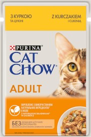 PURINA CAT CHOW Adult 1+ Kurczak Cukinia 85g - Zdjęcie główne