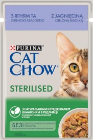 PURINA CAT CHOW STERILISED Jagnięcina Fasolka 85g - Zdjęcie główne