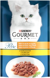 PURINA GOURMET Perle mini Fileciki z Kurczakiem 85g - Zdjęcie główne