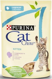 PURINA Cat Chow KITTEN Indyk Cukinia 85g - Zdjęcie nr 2