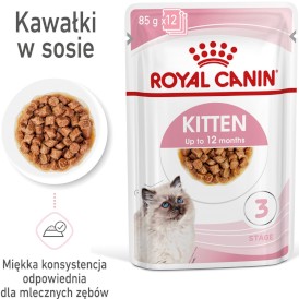 ROYAL CANIN KITTEN w sosie 12x85g - Zdjęcie nr 3