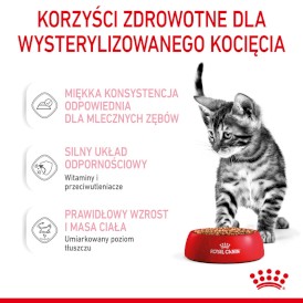 ROYAL CANIN Kitten Sterilised w sosie 85g - Zdjęcie nr 5