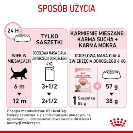 ROYAL CANIN Kitten Sterilised w sosie 85g - Zdjęcie nr 8