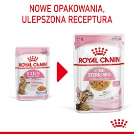 ROYAL CANIN Kitten Sterilised w galaretce 85g - Zdjęcie nr 3