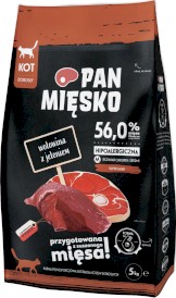 PAN MIĘSKO Wołowina z Jeleniem dla kota M 5kg - Zdjęcie główne