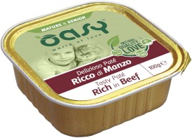 OASY Cat Tasty Pate Senior Beef Wołowina pasztet dla kota 100g - Zdjęcie główne