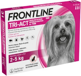 FRONTLINE TRI-ACT Spot-On XS 2-5kg na kleszcze i owady 1szt. - Zdjęcie nr 4