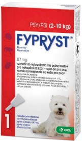 FYPRYST Spot-On Psy 2-10kg Krople na kleszcze pchły 1szt. - Zdjęcie nr 2