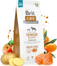 BRIT Care Dog Grain Free SENIOR / LIGHT Salmon 12kg - Zdjęcie nr 3