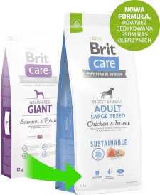 Brit Care Dog Sustainable Adult Large Breed Chicken Insect 12kg - Zdjęcie nr 6