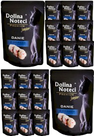 DOLINA NOTECI Premium Kot Junior Danie Dorsz Sardynki 20x85g PAKIET - Zdjęcie główne