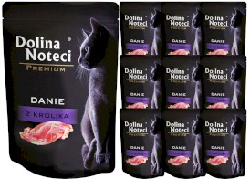 DOLINA NOTECI Premium Kot Danie z Królika PAKIET 10x85g - Zdjęcie główne