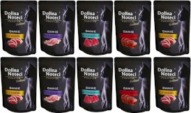 DOLINA NOTECI Premium Kot Danie MIX PAKIET 10x85g - Zdjęcie główne