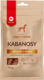 MACED SP Kabanosy Wołowe z Ryżem 100g - Zdjęcie główne