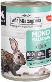 WIEJSKA ZAGRODA Kocięta Monobiałkowa Królik 400g - Zdjęcie główne