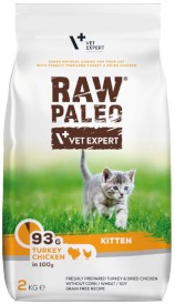 Vet Expert RAW PALEO Kitten Indyk Kurczak 2kg