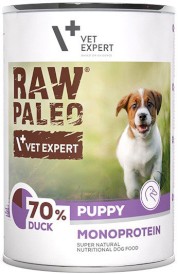 Vet Expert RAW PALEO Puppy Monoprotein Kaczka 400g - Zdjęcie główne