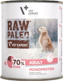 Vet Expert RAW PALEO Adult Monoprotein Wieprzowina 800g - Zdjęcie główne