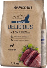 FITMIN Cat Purity GF Delicious Dziczyzna Bez zbóż 1,5kg - Zdjęcie główne