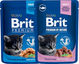 BRIT Cat Kitten Chicken Chunks dla kociąt saszetka 100g - Zdjęcie nr 2