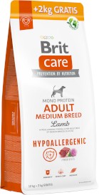 Brit Care Dog Hypoallergenic Adult Medium Lamb 12+2kg