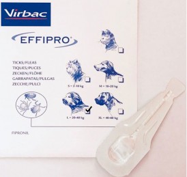 Virbac EFFIPRO Spot-On L Pies 20-40kg Krople na kleszcze 1szt. - Zdjęcie nr 2