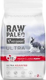 Vet Expert RAW PALEO Medium Large Puppy Ultra Beef 2kg - Zdjęcie główne