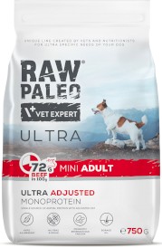 Vet Expert RAW PALEO Mini Adult Ultra Beef 750g - Zdjęcie główne