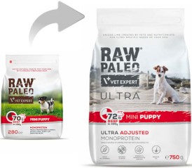 Vet Expert RAW PALEO Mini Puppy Ultra Beef 750g - Zdjęcie nr 4