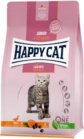 HAPPY CAT JUNIOR Farm Duck Kaczka bez zbóż 300g