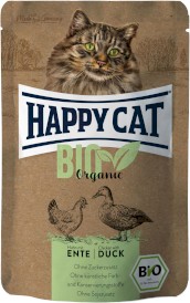 HAPPY CAT ALL MEAT BIO Organic Kaczka bez zbóż 85g