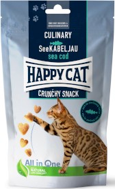 HAPPY CAT Crunchy Snack Sea Cod Dorsz Groszek przysmak 70g