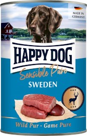 HAPPY DOG Sensible Pure SWEDEN Dziczyzna 400g