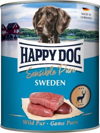 HAPPY DOG Sensible Pure SWEDEN Dziczyzna 800g