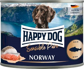 HAPPY DOG Sensible Pure NORWAY Ryba morska 200g