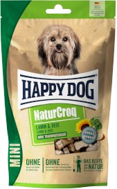 HAPPY DOG Naturcroq Mini Snack Jagnięcina Ryż 100g