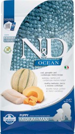 FARMINA ND DOG OCEAN Cod Pumpkin Melon Puppy Medium / Maxi 2,5kg