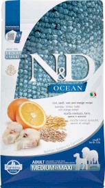 FARMINA ND DOG OCEAN Cod Orange Adult Medium / Maxi 2,5kg