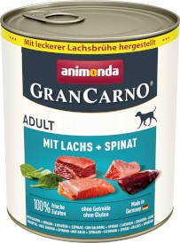 ANIMONDA Grancarno ADULT Łosoś Szpinak 800g