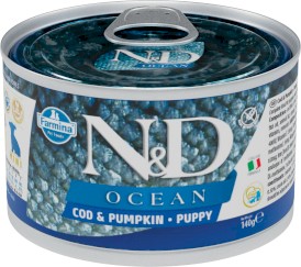 FARMINA ND DOG OCEAN Cod Pumpkin PUPPY Dorsz Dynia 140g