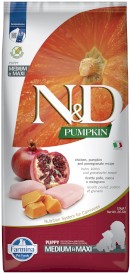 FARMINA ND DOG PUMPKIN Chicken Pomegranate Puppy Medium / Maxi 12kg