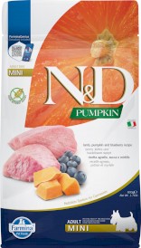 FARMINA ND DOG PUMPKIN Lamb Blueberry Adult Mini 800g