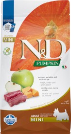 FARMINA ND DOG PUMPKIN Venison Apple Adult Mini 2kg