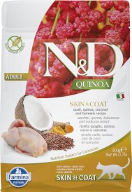 FARMINA ND QUINOA CAT Skin / Coat Quail Adult 300g