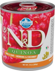 FARMINA ND QUINOA DOG Skin / Coat Herring Coconut 285g